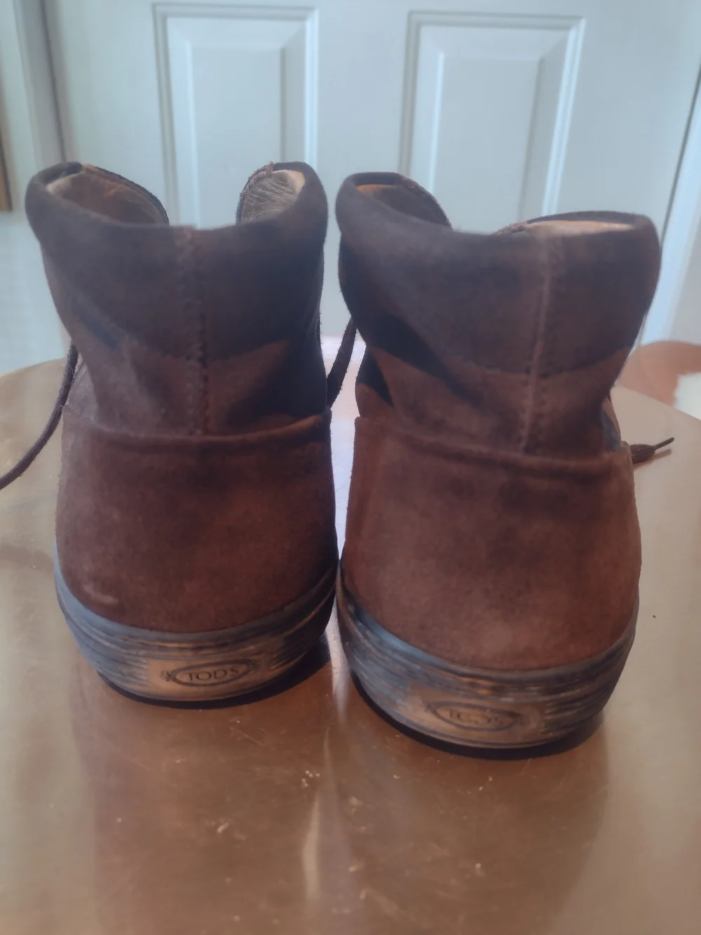 Tod's Dark Brown Suede Chukka Boots